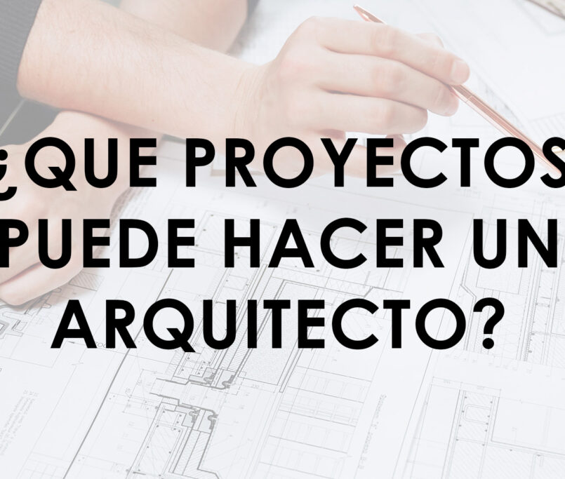 portada de que proyectos puede hacer una arquitecto